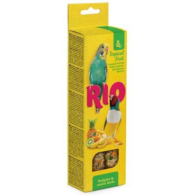 Snacks pour Oiseaux Mealberry Rio Sticks Fruit Tropical - 8 Unités - Publicité Snacks pour Oiseaux Mealberry Rio Sticks Fruit Tropical - 8 Unités - Publicité