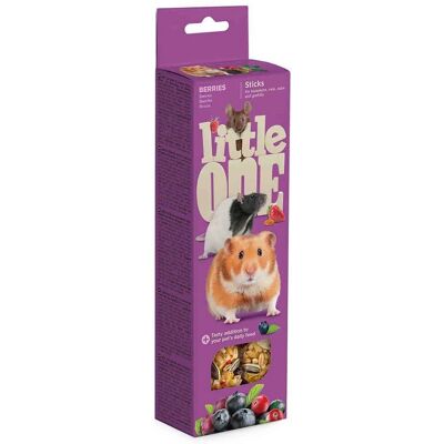 Mealberry Littleone Sticks Fruits - Snack pour Rongeurs - Publicité Mealberry Littleone Sticks Fruits - Snack pour Rongeurs - Publicité
