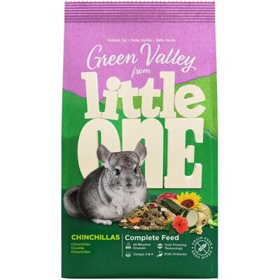 Little One Green Valley Fibrevoeder voor chinchilla's - 750g Little One Green Valley Fibrevoeder voor chinchilla's - 750g
