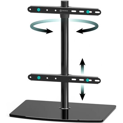Onkron TV-Ständer Höhenverstellbar Drehbar 32-75 Zoll, Schwarz Onkron TV-Ständer Höhenverstellbar Drehbar 32-75 Zoll, Schwarz