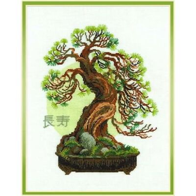 Riolis Kruissteekset Bonsai Den - Cross-stitch kit Riolis Kruissteekset Bonsai Den - Cross-stitch kit