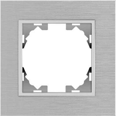 Iluminashop - WLUX 1-modul aluminium - Grå - Ram Iluminashop - WLUX 1-modul aluminium - Grå - Ram