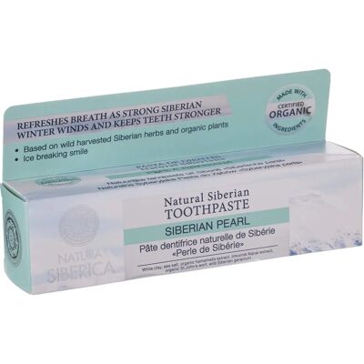 Natura Siberica Modelo Perla Siberiana Pasta de Dientes - Pasta de Dientes Natura Siberica Modelo Perla Siberiana Pasta de Dientes - Pasta de Dientes
