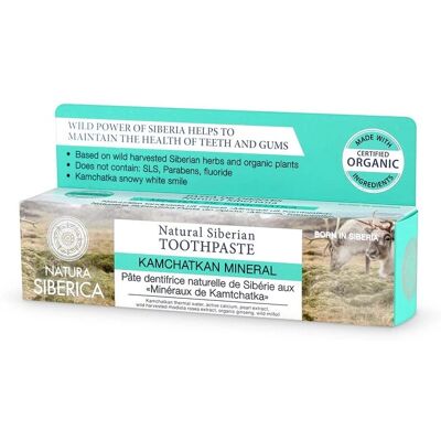 Natura Siberica Kamtschatka Mineral Zahnpasta - Natürliche sibirische Zahnpasta Natura Siberica Kamtschatka Mineral Zahnpasta - Natürliche sibirische Zahnpasta