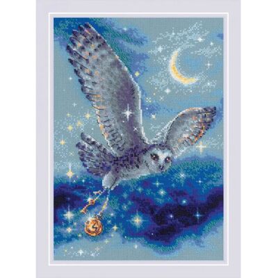 Riolis Borduurrset - Levendige Uil-Design - Compleet Riolis Borduurrset - Levendige Uil-Design - Compleet