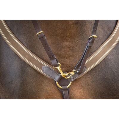 HFI Pferdejagd Halsband - Verstellbar, Messing-Schnallen HFI Pferdejagd Halsband - Verstellbar, Messing-Schnallen