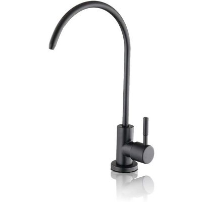 Rubinetto moderno nero opaco ROSMMEL - Per osmosi inversa Rubinetto moderno nero opaco ROSMMEL - Per osmosi inversa