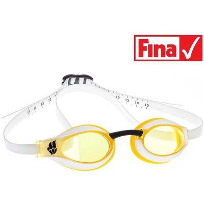 Occhialini da nuoto gialli Mad Wave X-Look - Unisex Competizione Occhialini da nuoto gialli Mad Wave X-Look - Unisex Competizione