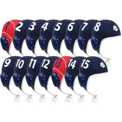 Ensemble de Casquettes Waterpolo Madwave 15 - Boné Waterpolo - Publicité Ensemble de Casquettes Waterpolo Madwave 15 - Boné Waterpolo - Publicité