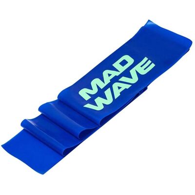 Bande de résistance MADWAVE - Latex - Bleu - 2000x150x0.5mm - Publicité Bande de résistance MADWAVE - Latex - Bleu - 2000x150x0.5mm - Publicité