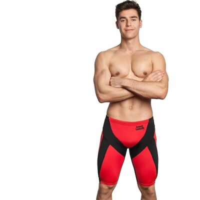 Jammer Power Pbt Rosso Madwave - Costume da nuoto Jammer Power Pbt Rosso Madwave - Costume da nuoto