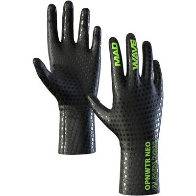 Madwave Black Neoprene Gloves - Water Cold Protection Madwave Black Neoprene Gloves - Water Cold Protection