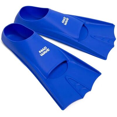 Mad Wave Tri Training Flippers - Blue UK 41-43 - Training Fins Mad Wave Tri Training Flippers - Blue UK 41-43 - Training Fins