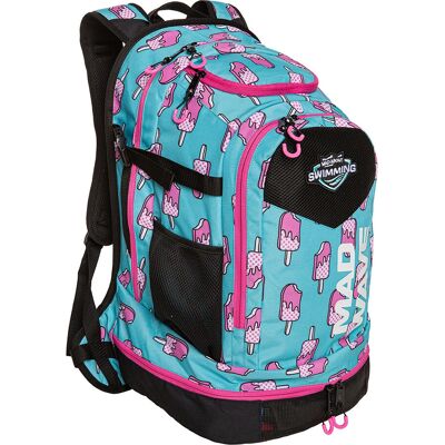 Mad Wave Tri Lane 32L Backpack - Azure - Unisex Blue - Backpack Mad Wave Tri Lane 32L Backpack - Azure - Unisex Blue - Backpack