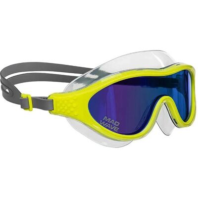 Madwave Lime Rainbow Mirror Swim Mask - Swim Mask Madwave Lime Rainbow Mirror Swim Mask - Swim Mask