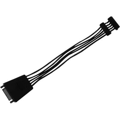 Silverstone SST-CP06-E2 Stromkabel - SATA 19cm - Schwarz Silverstone SST-CP06-E2 Stromkabel - SATA 19cm - Schwarz