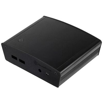 Boîtier PC Silverstone D54250WYB Format Compact - Noir - Publicité Boîtier PC Silverstone D54250WYB Format Compact - Noir - Publicité