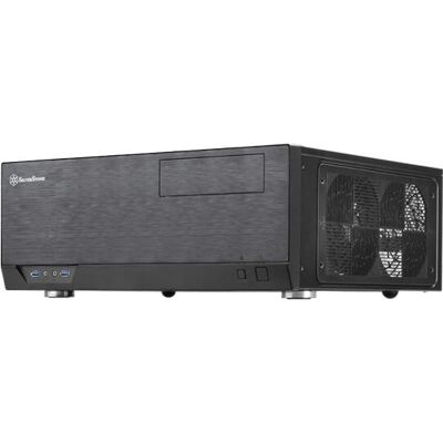 Silverstone GD09 Musta Pöytäkotelo Silverstone GD09 Musta Pöytäkotelo