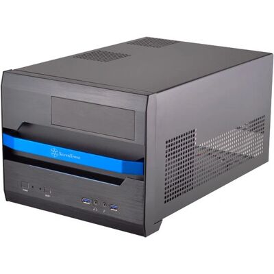 Silverstone Sugo SG12 - Boîtier Micro-ATX - Noir - Panneau Avant en Aluminium Silverstone Sugo SG12 - Boîtier Micro-ATX - Noir - Panneau Avant en Aluminium