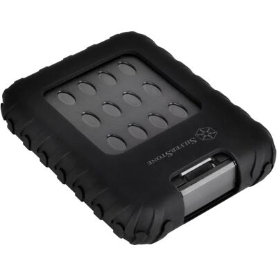 Silverstone MMS01 - Militärischer Externe HDD/SSD Gehäuse - Schwarz Silverstone MMS01 - Militärischer Externe HDD/SSD Gehäuse - Schwarz