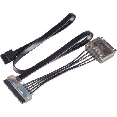Silverstone SST-CP13 Internt SATA Strömkabel och datakabel Silverstone SST-CP13 Internt SATA Strömkabel och datakabel