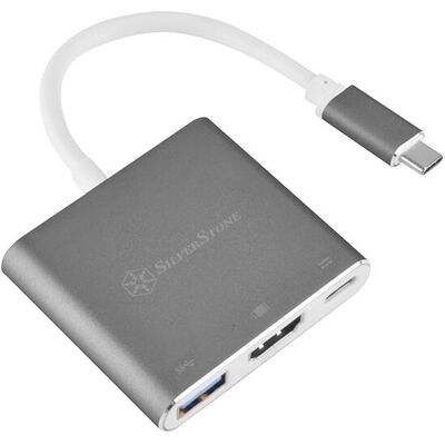 Stacja dokująca Silverstone SST-EP08C - USB 3.2 Gen 1, HDMI, Type-C - Antracyt Stacja dokująca Silverstone SST-EP08C - USB 3.2 Gen 1, HDMI, Type-C - Antracyt