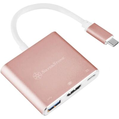 Silverstone EP08P Pink Data Video Adapter Silverstone EP08P Pink Data Video Adapter