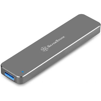 Silverstone MS09 SSD-Gehäuse - Koksgrå - M.2 - USB 3.1 Silverstone MS09 SSD-Gehäuse - Koksgrå - M.2 - USB 3.1