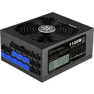 Silverstone ST1100-TI v2.0 Netzteil - 1100W, Modular, Schwarz Silverstone ST1100-TI v2.0 Netzteil - 1100W, Modular, Schwarz