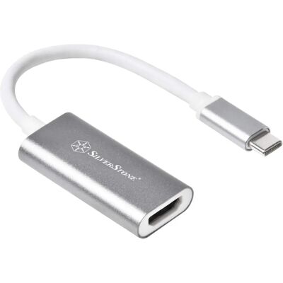 Cavo adattatore Silverstone EP07-E - USB-C a HDMI - 1M - Grigio - Supporto 4K Cavo adattatore Silverstone EP07-E - USB-C a HDMI - 1M - Grigio - Supporto 4K