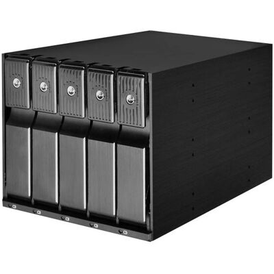 Silverstone SST-FS305-12G 5-Bay Aluminium Hot Swap Bay - Festplattenarray Silverstone SST-FS305-12G 5-Bay Aluminium Hot Swap Bay - Festplattenarray
