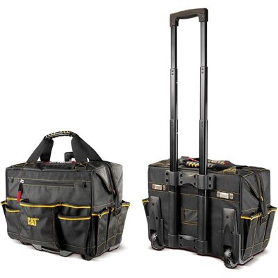 CAT Model 980198N Tool Bag - 18 Pockets, Telescopic Handle, Wheels CAT Model 980198N Tool Bag - 18 Pockets, Telescopic Handle, Wheels