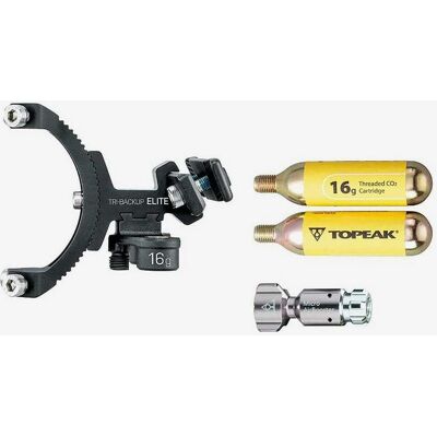 Topeak Tri-BackUp Elite - Flaschenhalter - Langlebig, Leicht, Für Lange Touren Topeak Tri-BackUp Elite - Flaschenhalter - Langlebig, Leicht, Für Lange Touren