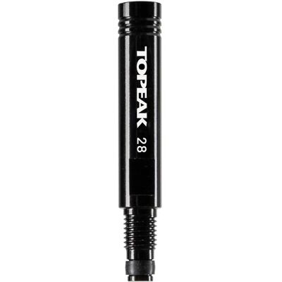 Topeak Ventilforlenger - 2 stk, 28mm, Svart Topeak Ventilforlenger - 2 stk, 28mm, Svart