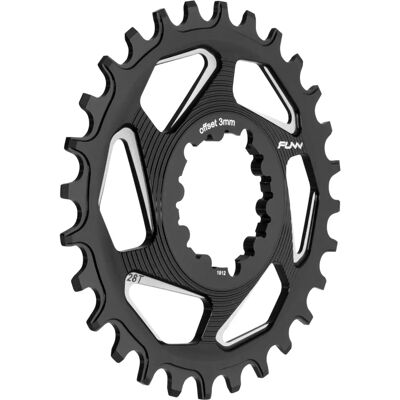 Plateau en aluminium CNC 28T de la marque Funn pour SRAM 9-12V - Plateau - Publicité Plateau en aluminium CNC 28T de la marque Funn pour SRAM 9-12V - Plateau - Publicité