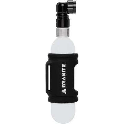 Granite Punk 25g Support CO2 et Inflateur - Outil d'urgence vélo - Publicité Granite Punk 25g Support CO2 et Inflateur - Outil d'urgence vélo - Publicité