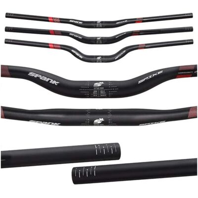 Guidon Spank Spike 800 Race Team Vibrocore - Noir/Rouge - 31,8mm - Publicité Guidon Spank Spike 800 Race Team Vibrocore - Noir/Rouge - 31,8mm - Publicité