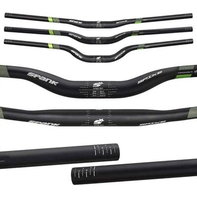 Guidon Spank Spike 800 Race - Noir/Vert - 50mm - Descente - Publicité Guidon Spank Spike 800 Race - Noir/Vert - 50mm - Descente - Publicité