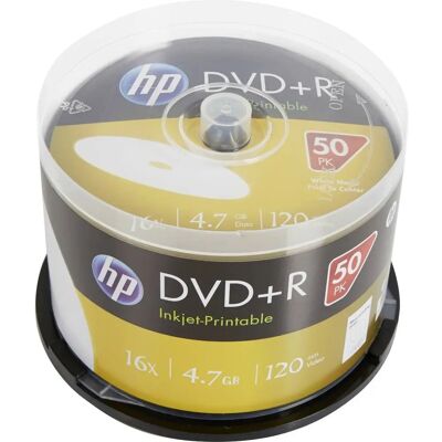 HP DRE00026WIP 4,7GB DVD+R - 50 Scheiben HP DRE00026WIP 4,7GB DVD+R - 50 Scheiben