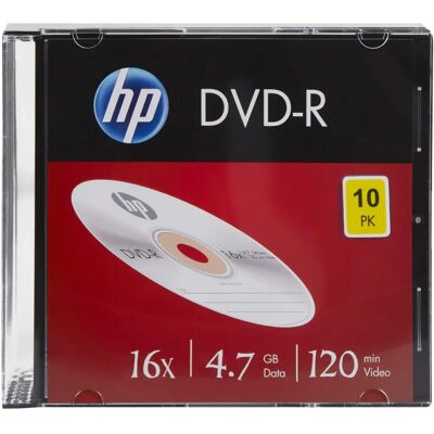 HP DME00085 4,7GB DVD-R Boîtier jupe fin - Disques Optiques HP DME00085 4,7GB DVD-R Boîtier jupe fin - Disques Optiques