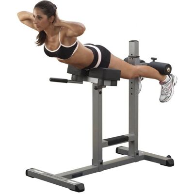 Body Solid Romersk Stol/Hyperextension - Justerbare støtter - Ekstra tykk polstring - 114x66x109cm Body Solid Romersk Stol/Hyperextension - Justerbare støtter - Ekstra tykk polstring - 114x66x109cm
