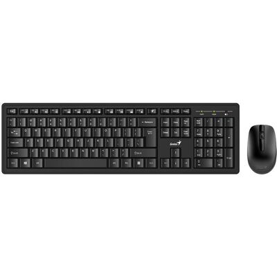 Tastatură și mouse wireless Genius Smart KM-8200 - Negru Tastatură și mouse wireless Genius Smart KM-8200 - Negru