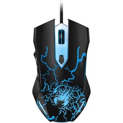 Herní myš Genius Scorpion Spear - 2000 DPI - Kabelová - Ergonomická Herní myš Genius Scorpion Spear - 2000 DPI - Kabelová - Ergonomická