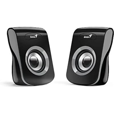 Genius SP-Q180 - Enceintes Stéréo 2.0 - 6W - USB - Noir Genius SP-Q180 - Enceintes Stéréo 2.0 - 6W - USB - Noir