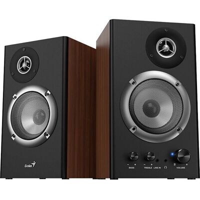 Genius 2.0 Stereo Computer Lautsprecher - 36W Braun Genius 2.0 Stereo Computer Lautsprecher - 36W Braun