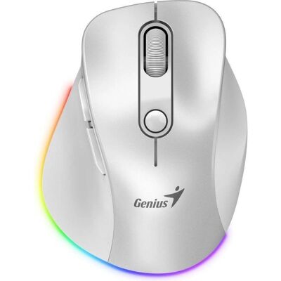 Souris sans fil Genius Ergo 9000S Pro - Droitier, 2400 DPI, Bluetooth, RGB Souris sans fil Genius Ergo 9000S Pro - Droitier, 2400 DPI, Bluetooth, RGB