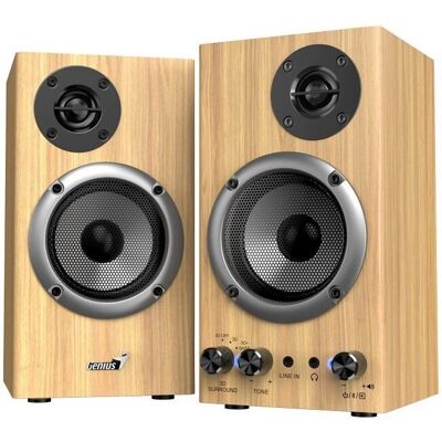 Genius SP-HF520BT Braun Bluetooth 5.3 Lautsprecher - Audiotechnologie Genius SP-HF520BT Braun Bluetooth 5.3 Lautsprecher - Audiotechnologie