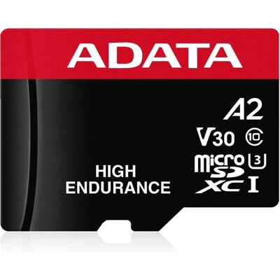 ADATA - High Endurance microSDXC - 64GB - UHS-I V30 - Muistikortti ADATA - High Endurance microSDXC - 64GB - UHS-I V30 - Muistikortti