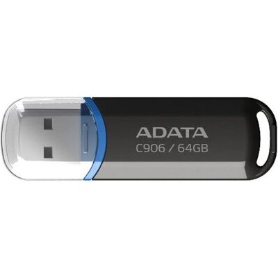 ADATA C906 USB-Stick 64GB - Schwarz USB 2.0 ADATA C906 USB-Stick 64GB - Schwarz USB 2.0