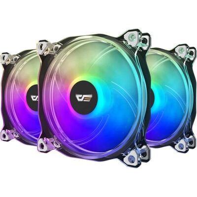 Darkflash CF8 Pro RGB Computerlüfter-Set - 3 Lüfter, Leise, Sync Darkflash CF8 Pro RGB Computerlüfter-Set - 3 Lüfter, Leise, Sync